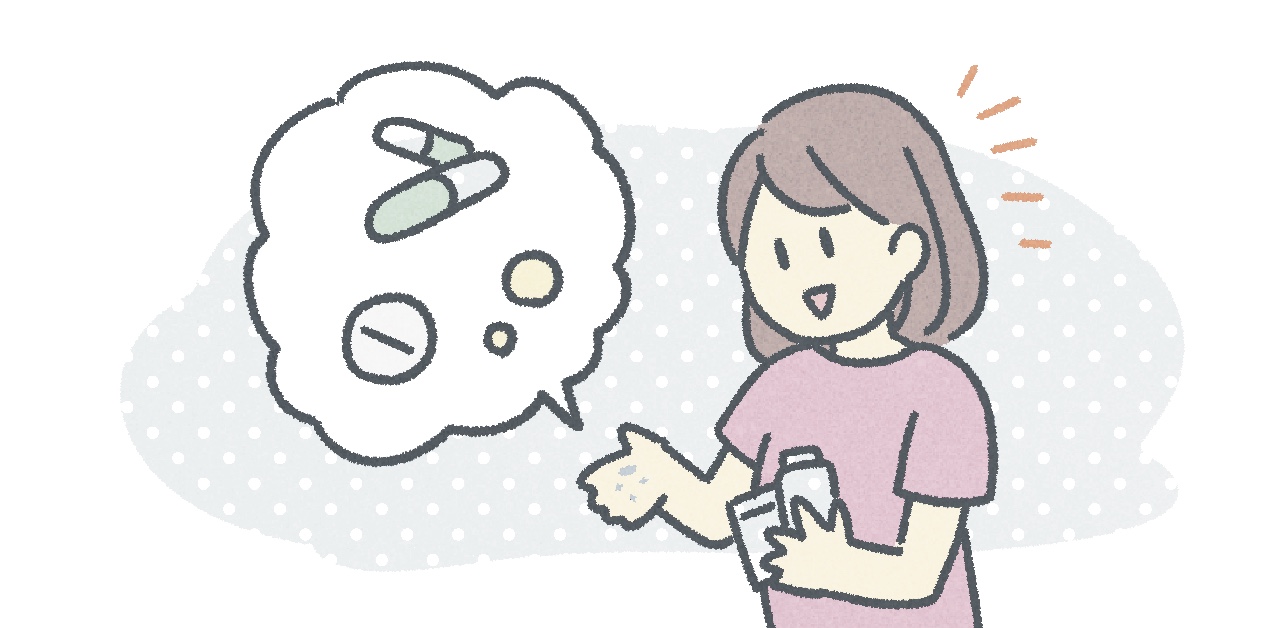 生理の時に飲みたいサプリの成分とは